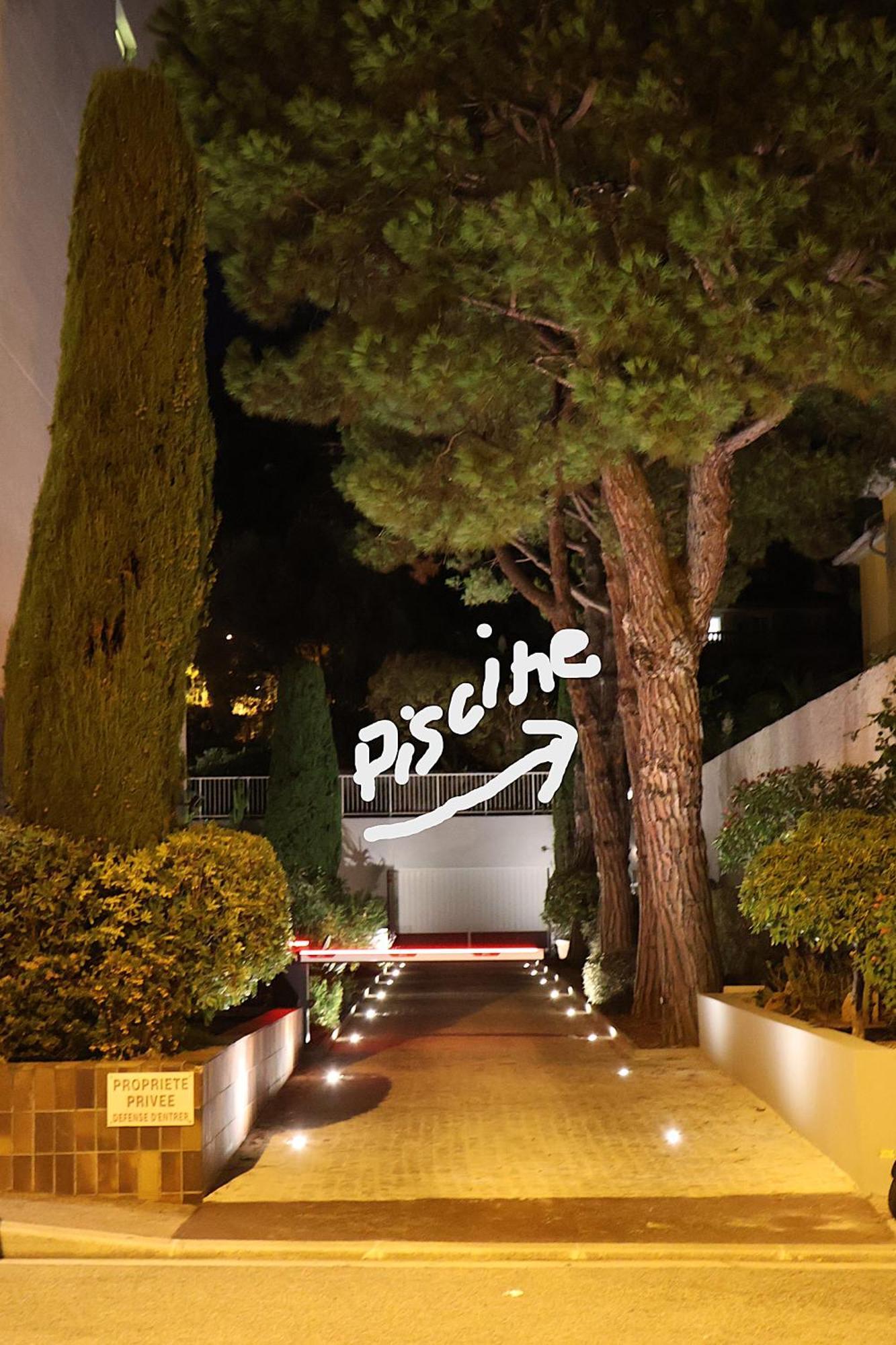 Studio- Nice Mont Boron, Piscine Sur La Residence Exteriér fotografie